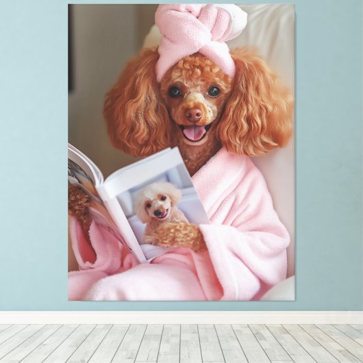 Toile Jour de lecture de canicules choyés (Insitu (Plancher de Bois))