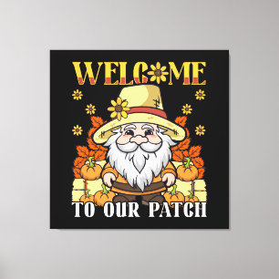 Toile Jour de Thanksgiving Bienvenue dans notre Patch Gn
