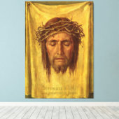 Toile Jour de Turin Jésus Christ visage, Saint visage (Insitu (Plancher de Bois))