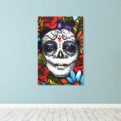 Toile Jour des morts (Insitu (Plancher de Bois))