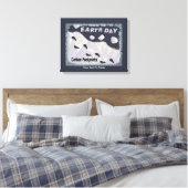 Toile Jour des terres - Empreintes carbone (Insitu(Chambre))