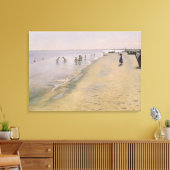 Toile Jour d'été à la plage sud de Skagen, 1884 (Insitu(Salon))