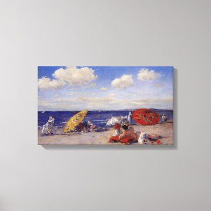 Toile Jour d'été en bord de mer (Paysage de plage)