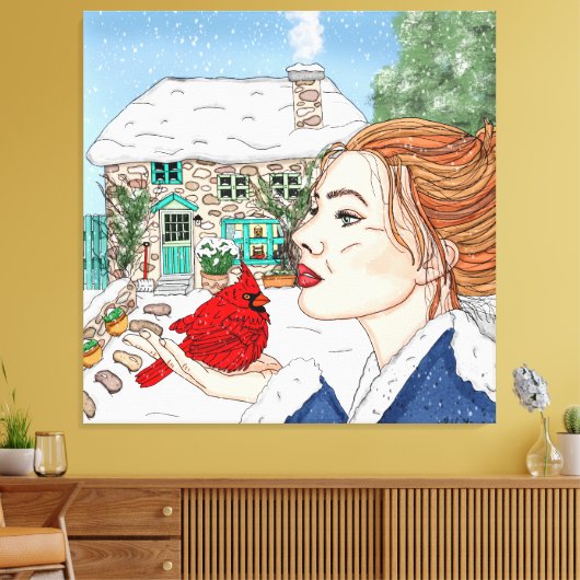 Toile Jour d'hiver (Insitu(Salon))