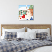 Toile Jour d'hiver tiré à la main, chalet anglais (Insitu(Chambre))