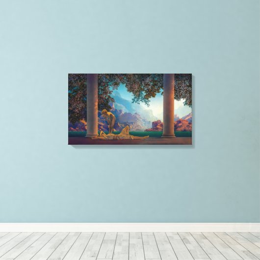Toile Jour | Maxfield Parrish | (Insitu (Plancher de Bois))