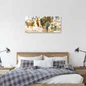 Toile Journée de marché à San Gabriel, Mexique (Insitu(Chambre))