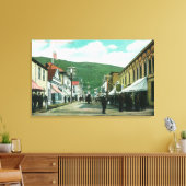 Toile Journée occupée sur la vue de la troisième rue (Insitu(Salon))