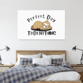 Toile Journée Parfaite Pour Ne Rien Faire (Insitu(Chambre))