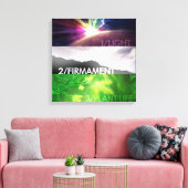 Toile Jours de création 1-3 Canvas Imprimer 18" x 18" (Insitu(Salon))