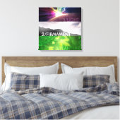 Toile Jours de création 1-3 Canvas Imprimer 18" x 18" (Insitu(Chambre))