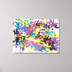 Toile Jours heureux œuvre d'art par RRW