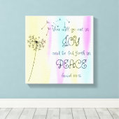 Toile Joy et Peace Wall Art (Insitu (Plancher de Bois))