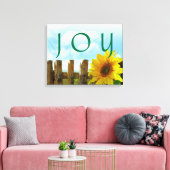 Toile JOY Stretted Canvas Print (Insitu(Salon))