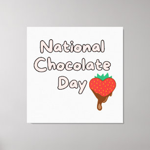Toile Joyeuse journée nationale du chocolat