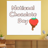 Toile Joyeuse journée nationale du chocolat (Insitu(Salon))