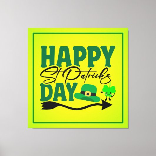 Toile Joyeuse Saint-Patrick (Recto)
