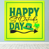 Toile Joyeuse Saint-Patrick (Insitu (Plancher de Bois))