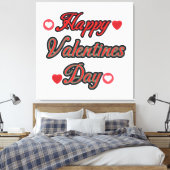 Toile Joyeuse Saint-Valentin pour le cadeau (Insitu(Chambre))