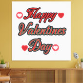 Toile Joyeuse Saint-Valentin pour le cadeau (Insitu(Salon))