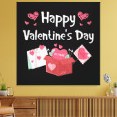 Toile Joyeuse Saint-Valentin Sois Mienne Cœurs Mignons (Insitu(Salon))