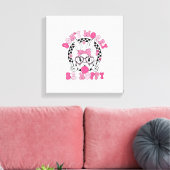 Toile Joyeuses Pâques Lapin Groovy Visage Ne vous inquié (Insitu(Salon))