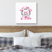 Toile Joyeuses Pâques Lapin Groovy Visage Ne vous inquié (Insitu(Chambre))