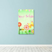 Toile Joyeux anniversaire (Insitu (Plancher de Bois))