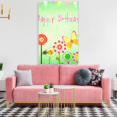 Toile Joyeux anniversaire (Insitu(Salon))