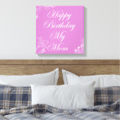 Toile Joyeux anniversaire ma mère (Insitu(Chambre))