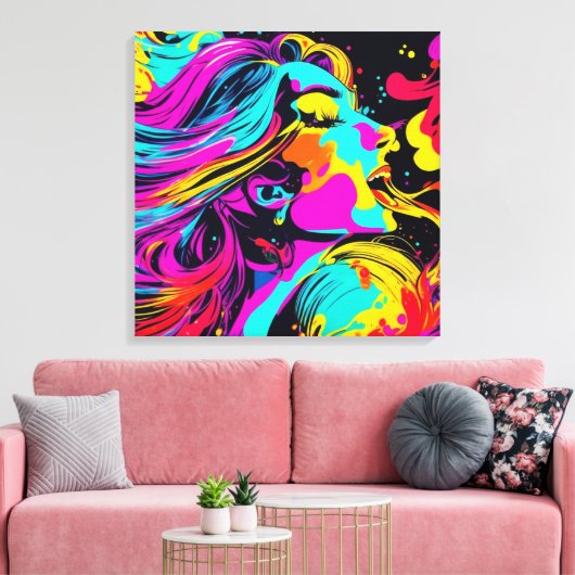 Toile Joyeux Art de fête (Insitu(Salon))