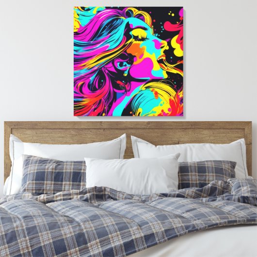 Toile Joyeux Art de fête (Insitu(Chambre))