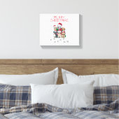 Toile Joyeux chiens de Noël (Insitu(Chambre))