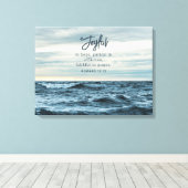 Toile Joyeux Dans L'Espoir Christian Inspiration Océan (Insitu (Plancher de Bois))