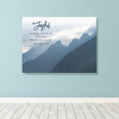 Toile Joyeux Dans L'Espoir Inspiration chrétienne (Insitu (Plancher de Bois))