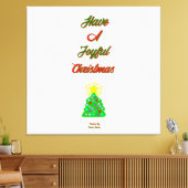 Toile joyeux enrobée de Noël (Insitu(Salon))
