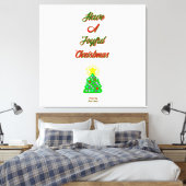 Toile joyeux enrobée de Noël (Insitu(Chambre))