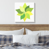 Toile Joyeux Feuilles luxuriants. (Insitu(Chambre))