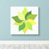 Toile Joyeux Feuilles luxuriants. (Insitu (Plancher de Bois))