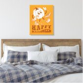 Toile Joyeux Halloween| Citrouille de points de Polka ré (Insitu(Chambre))