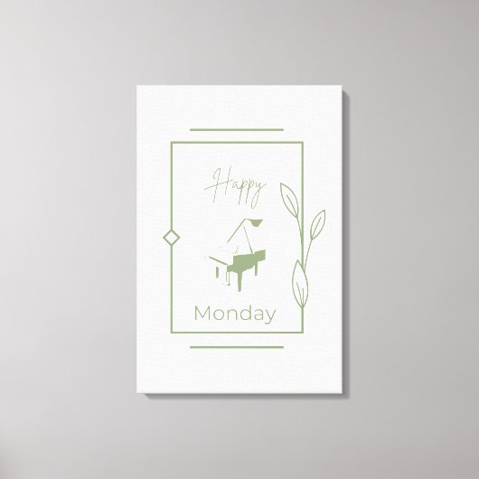 Toile Joyeux lundi (Recto)