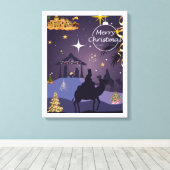 Toile Joyeux Noël. (Insitu (Plancher de Bois))