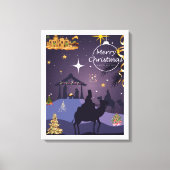 Toile Joyeux Noël. (Recto)