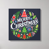 Toile Joyeux Noël 3 (Recto)
