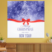 Toile Joyeux Noël et Bonne Année (Insitu(Salon))