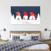 Toile Joyeux Noël Gnomes (Insitu(Chambre))