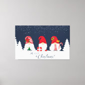 Toile Joyeux Noël Gnomes (Recto)
