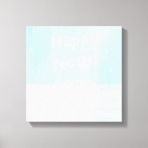 Toile joyeux nouvel an texte art