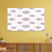 Toile Joyeux Oeil du mal Art coloré (Insitu(Salon))