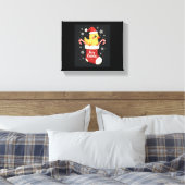 Toile Joyeux poulet de Noël (Insitu(Chambre))